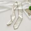 Luxary Korean Twill Decorative Ribbon Small Scarf for Women Hair Band Small Scarf Binding Bag Handle Ribbon Headband Lady Tie