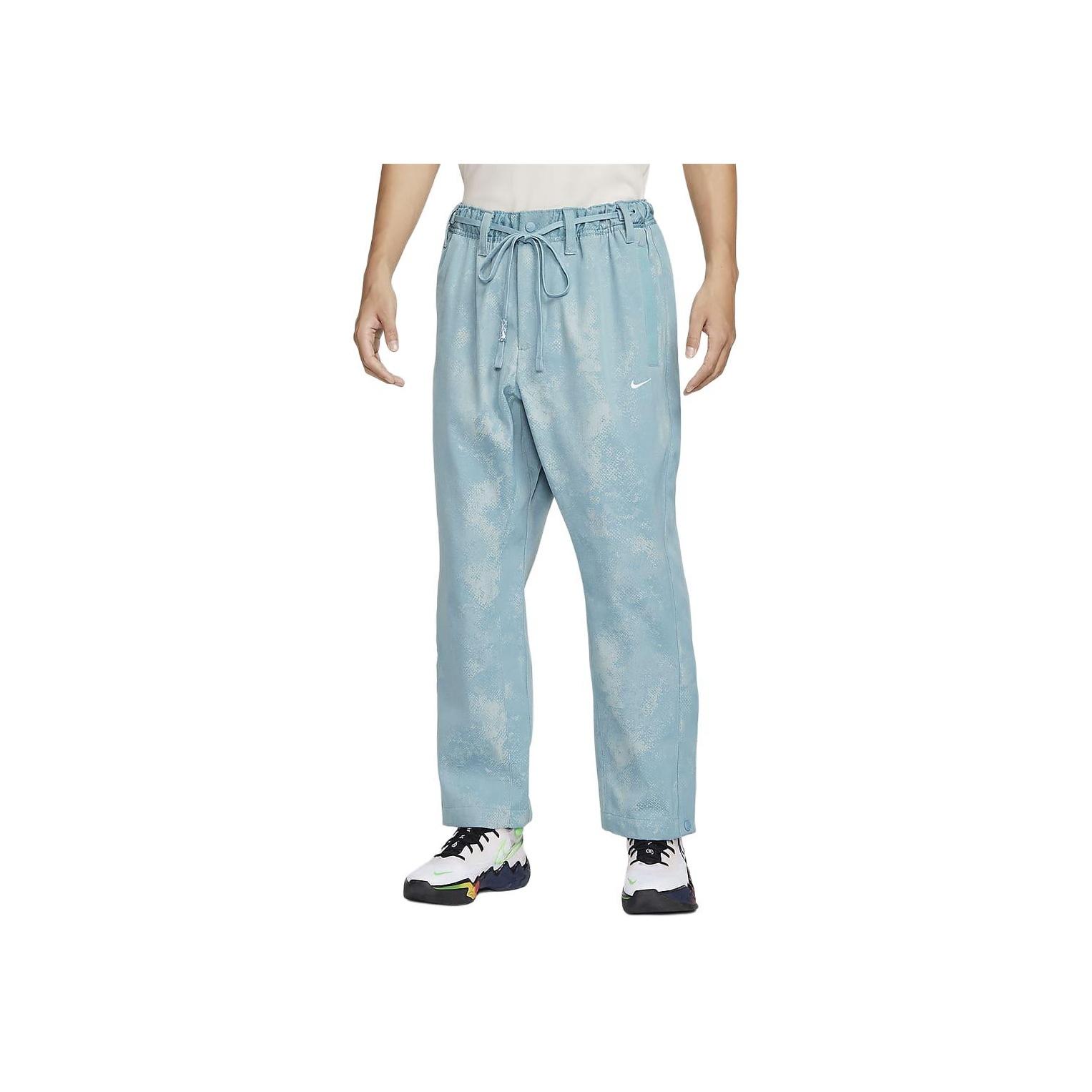 

Nike Outdoor Mid-Rise Straight Leg Zipper Casual Pants Men Pants Denim-Blue Green FZ0649-464 L