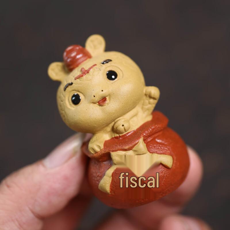 Zhinianhua Purple Clay Zodiac Snake Tea Pet