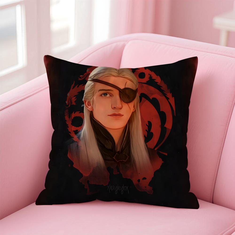 Federa Cuscino Aemond Targaryen Tessuto Morbido Amichevole & Zip Nascosta