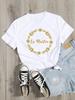 Casual Ladies Basic Ocollar White Short Sleeved Shirt Girl Future Mariee Love Bachelorette Wedding Party Women Shirt Aesthetic