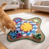 Pet Snuffle Mat for Dogs Cats, Interactive Foraging Feeding Mat, Non‑Slip Colorful Flower Shape Nosework Training Toy, Stress Re