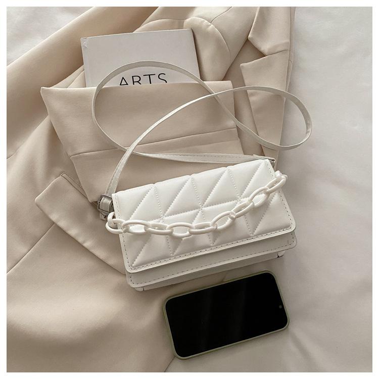 Korean Casual Retro Crossbody Women's Bag Spring New Trendy Fashionable Fashionable Shoulder Bag Simple Small Square Bag