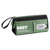 Canvas 2 Layers Pencil Case Organizer Triangular Pencil Case Zipper Pen Bag  Student Learning