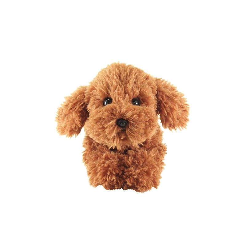 Knee Puppy Toy Poodle Brown Plush Toy Small P-3032