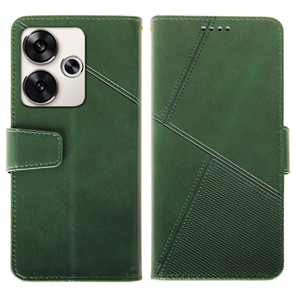 IDEWEI For Xiaomi Poco F6 5G/Redmi Turbo 3 5G Wallet Case PU Leather Phone Cover C