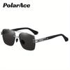 PolarAce Unisex Polarized Classic Metal Oval Frame Driving Sunglasses, UV400