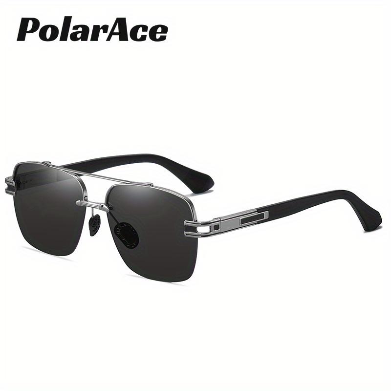 PolarAce Unisex Polarized Classic Metal Oval Frame Driving Sunglasses, UV400