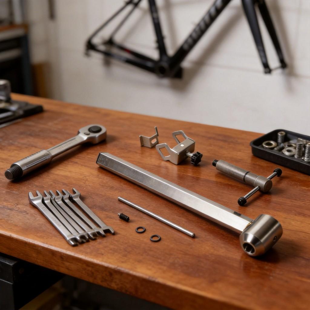Stainless Steel Bicycle Derailleur Hanger Alignment Tool For Mountain And Road Bikes