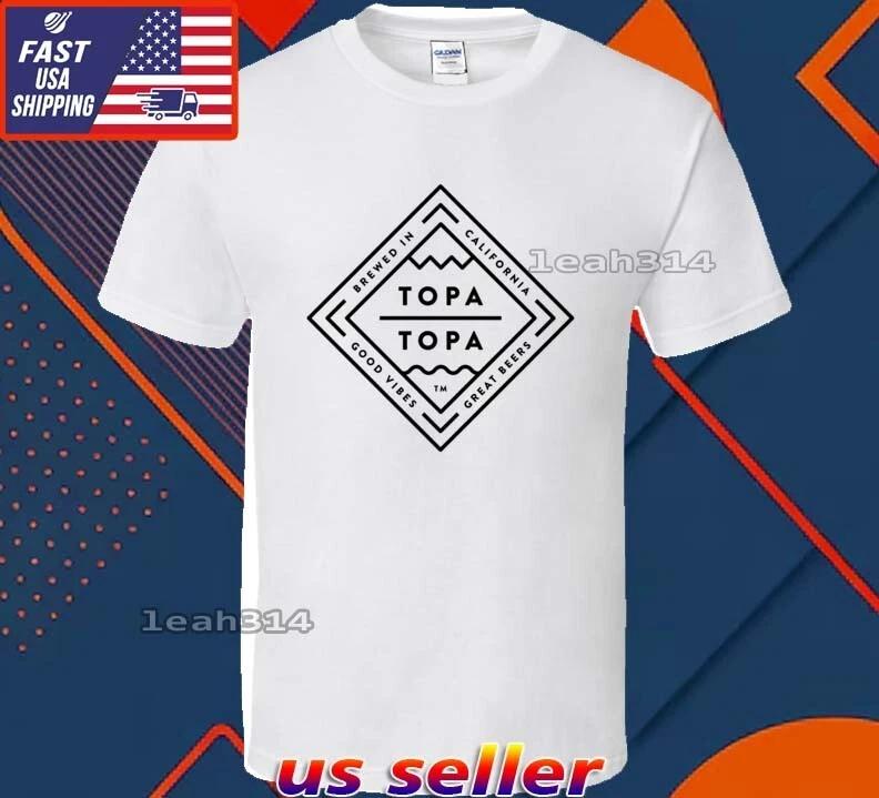 New Shirt Topa Topa Brewery California Logo T-Shirt Funny Usa Unisex Size S-5XL 3XL