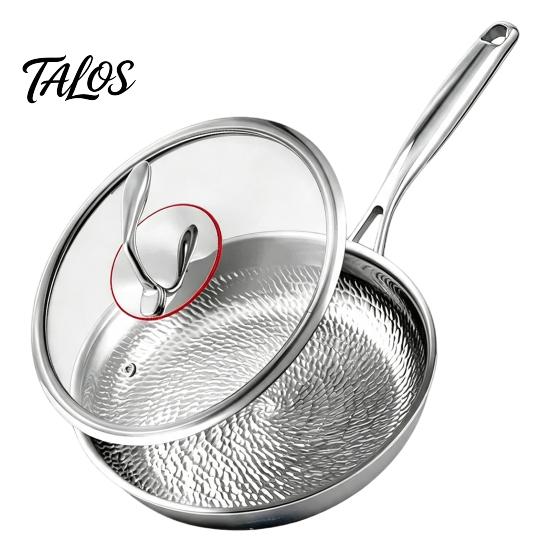 Durable Hammered Titanium Pan Pure Frying