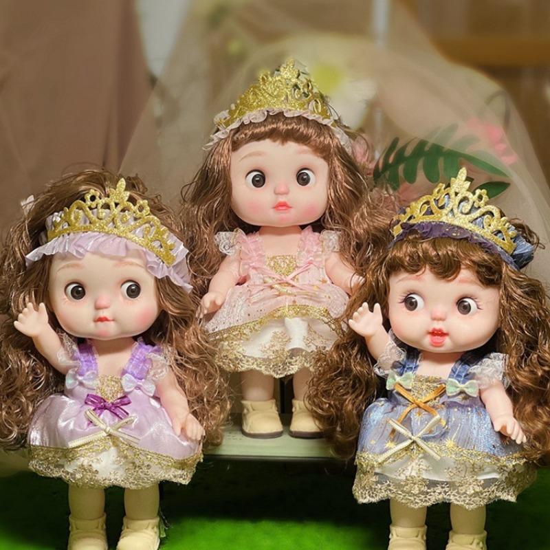 

1 шт. 28 см милая кукла с необычными выражениями для девочек, виниловые 3D глаза, регулируемые суставы, игрушки для детей, подарок