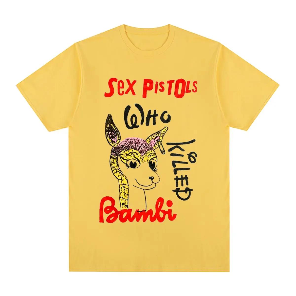 Sex Pistols Vintage Tshirt Fashion Print Punk Rock Cotton Unisex Women T Shirt New Tee Tshirt Womens Tops S