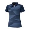Short Sleeve Game Dynamotion Perfect for Club Navy Size L Women's Tennis/Badminton Shirt, Sweat-Wicking, Quick-Drying, Fit, Activities, Blue,