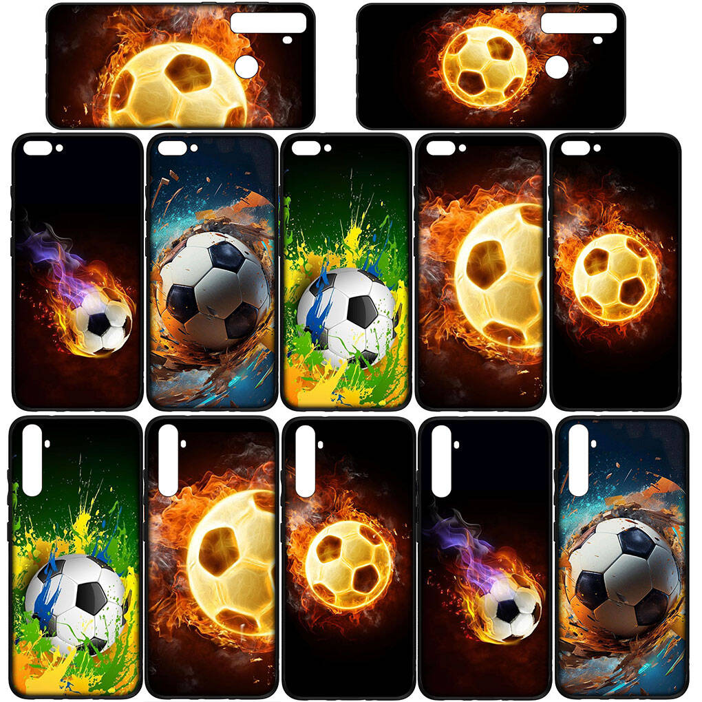 Cover for iPhone 17 16 15 Xiaomi Poco Redmi Note 14 13 12 11 Pro Max X 9 Samsung Galaxy S25 S24 S23 OPPO Huawei Soccer Play Football Match Phone Case