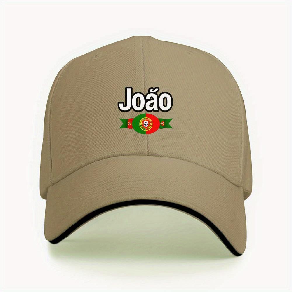Joao Portuguese Flag Baseball Cap Adult Polyester Adjustable Casual Sports Hat