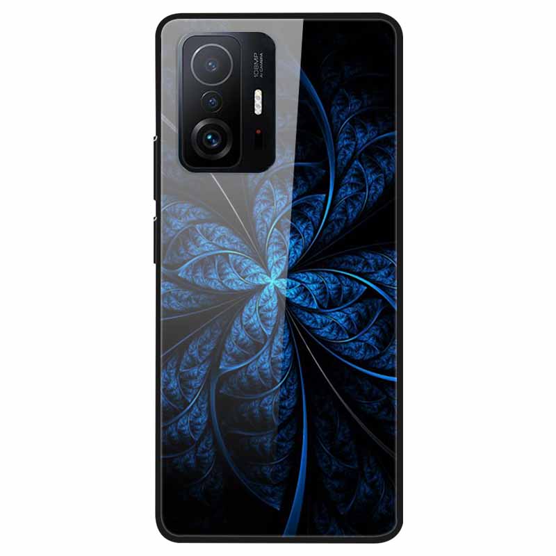 Luxury Case for Xiaomi Mi 11T Pro Cover Tempered Glass Cover for Xiaomi 11T 11 T Pro Phone Case for Xiaomi 11TPro Fundas 2021
