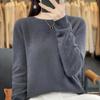 Women Sweater 100% Wool MODERN NEW SAGA O-neck Knit Pullover Thin Spring Autumn Jumpers Female Knit Tops