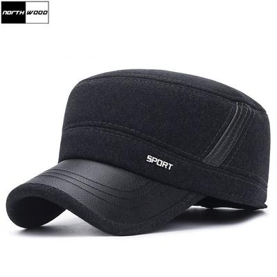 Ear Protection Warm Winter Cap Men Thickened Cotton Snapback Earflap Hat Outdoor Winter Baseball Cap Military Hats