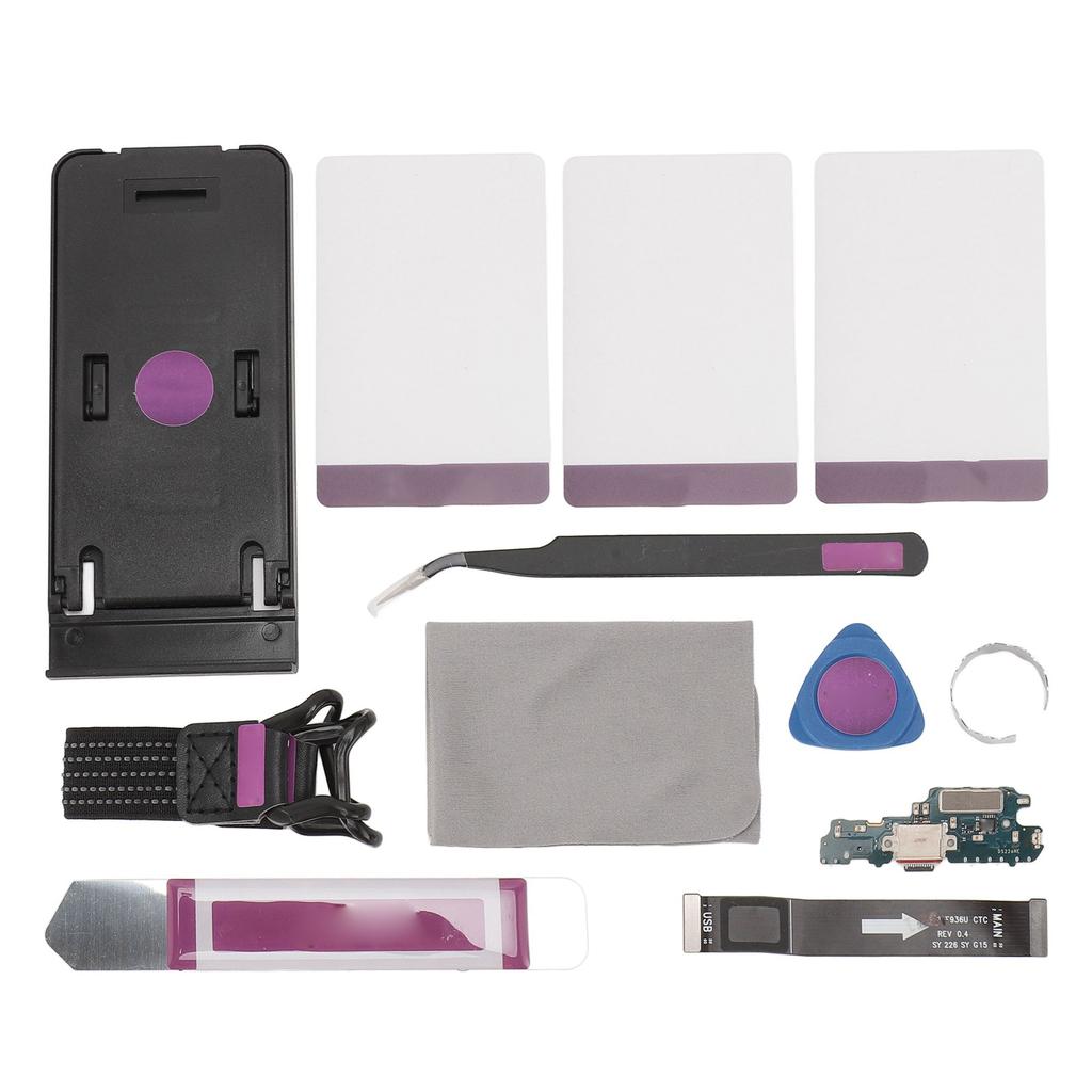 Phone Charging Port Dock Connector USB with Main Board Connection Flex Cable Repair Tools for