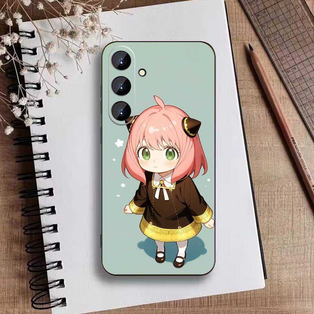 

E-Spy X F-Family Anime Phone Case For Samsung Galaxy A73,A72,A71,A70,A52,A51 Others Soft Black Cover Samsung a73 5g
