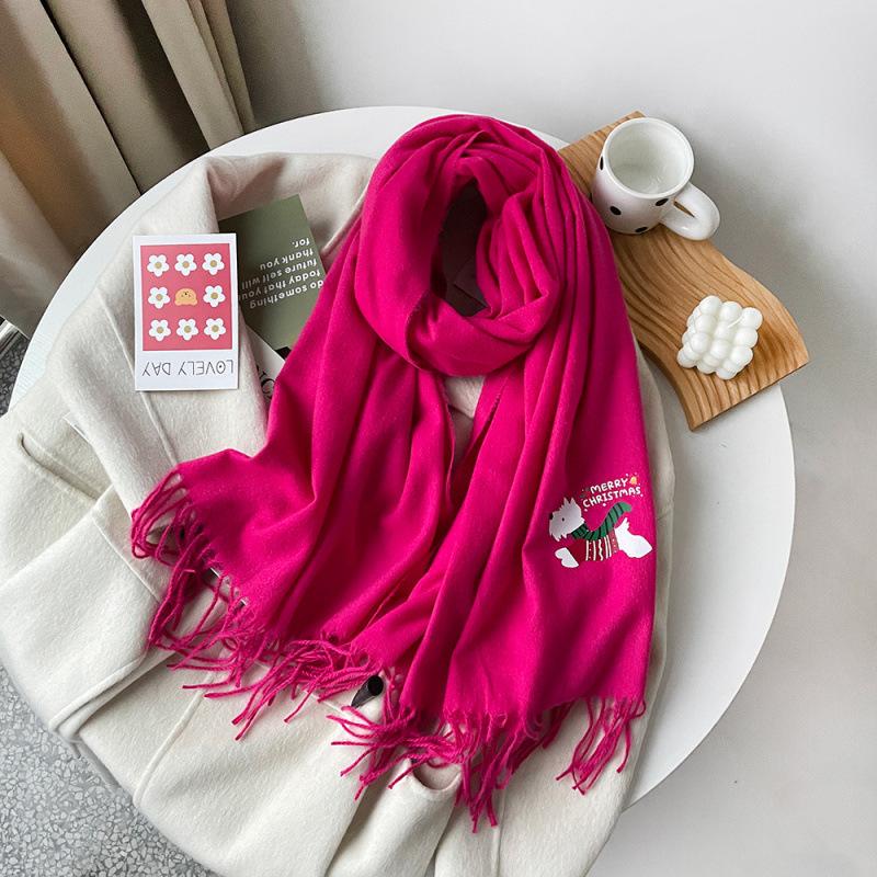 

Четыре сезона в наличии новый женский универсальный меховой шарф из искусственного кашемира теплый средний шарф шаль 200*70cm