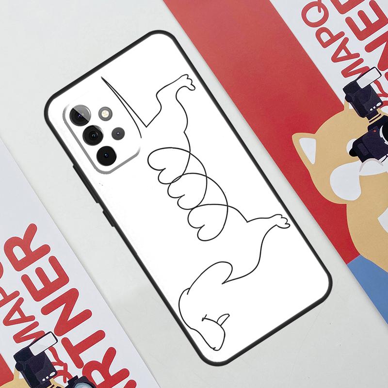 Dachshund Dog Case For Samsung Galaxy A36 A35 A55 A06 A16 A26 A56 A53 A32 A52 A33 A13 A14 A34 A54 A17 A15