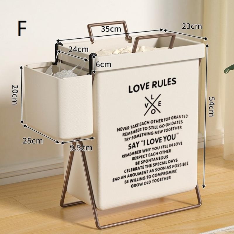 1Pc Large Capacity Dirty Clothes Basket Folding Storage Laundry Storage Box With Handle Foldable Storage Bag