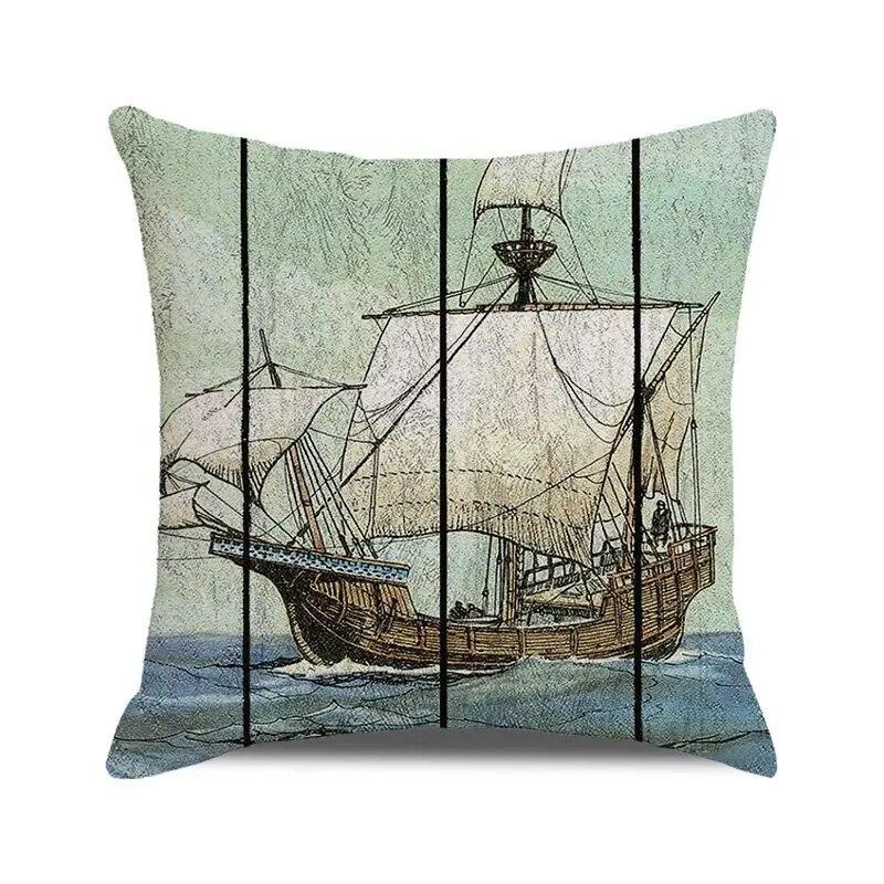 

Океан Морська Наволочка Мистецтво Інтер єр Домашній Диван Ліжко Крісло Подушка Люкс Кімната Естетика 40x40cm