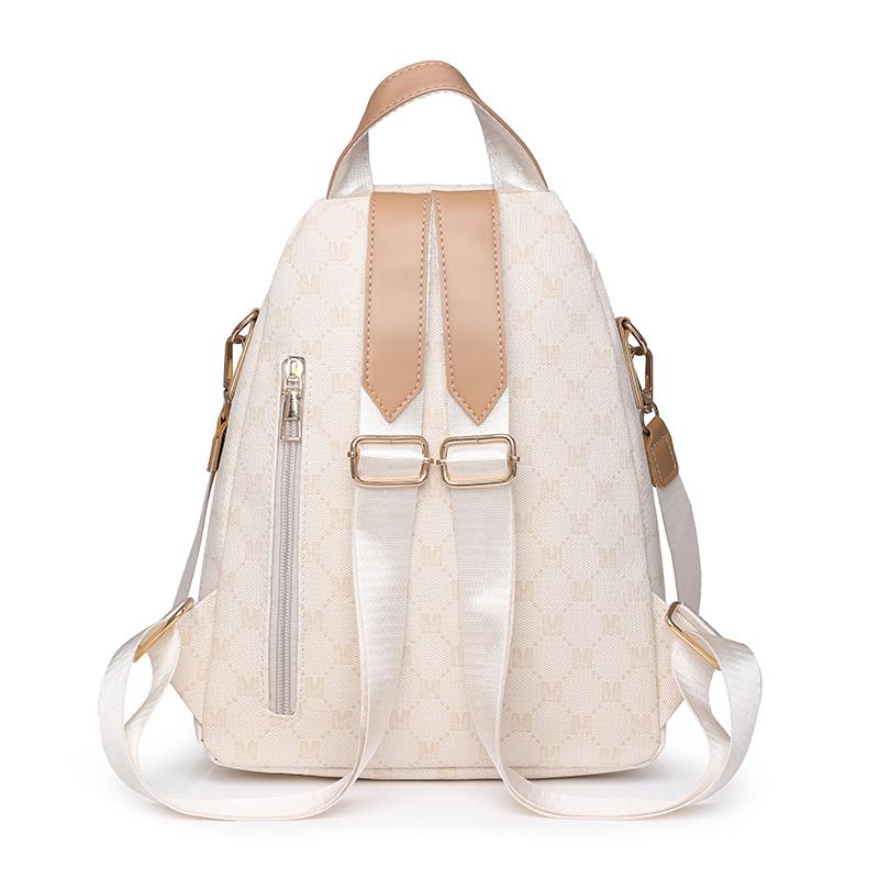 Print-Rucksack Damen-Rucksack aus weichem Leder, vielseitig verwendbar, Umhängetasche, Reiserucksack für Damen