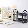 1pcs High aesthetic desktop storage rack with ins style, multi-layer dormitory storage, book rack, computer office storage rack