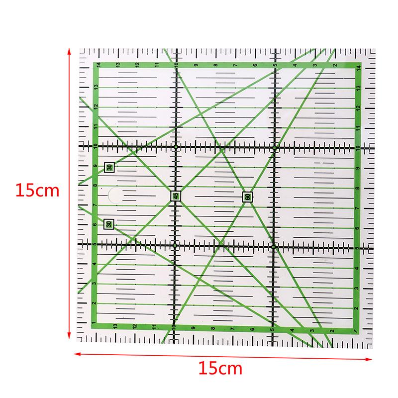 Diy Hand Tool Patchwork Ruler Square Shape Tailor Yardstick Cloth Cutting Rulers