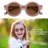 Kids Children's Sunglasses Inset Style Round Frame 1-7 Year Old Baby Sunglasses Sun Shading Sun Protection  Eyewear Accessories