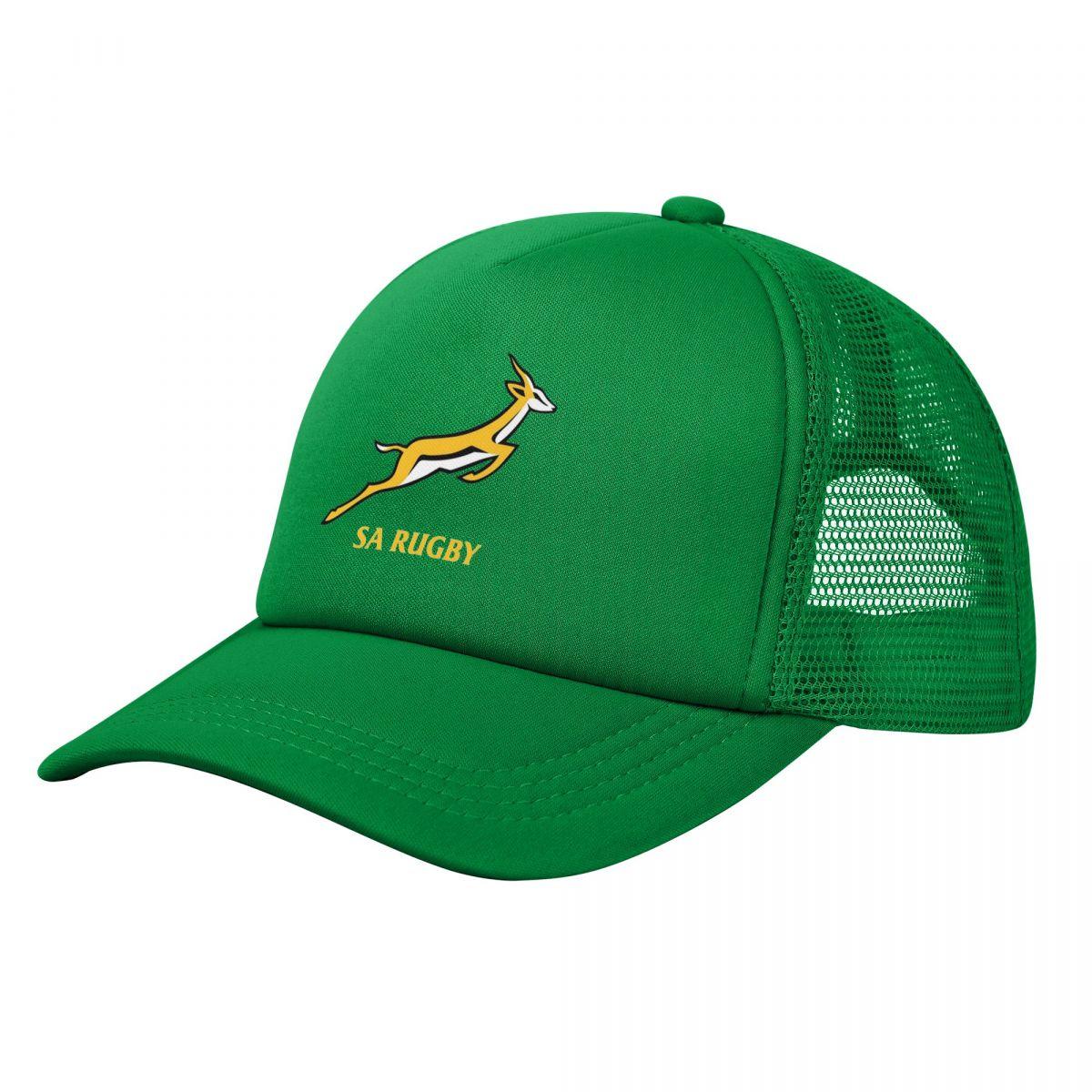 INTJ cap Zuid-Afrika Springbok Rugby Trucker Caps Unisex Dames Hip-Hop Hoed Zon Hoeden Visserij Hoed Snapback Caps Gaas Baseball Caps Winter One Size