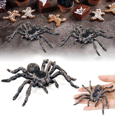 Plastic Fake Spider Simulated Insect Model Prank Joke Toys Halloween Party Home Decoration Horror Props Kids Trick or Treat Gift