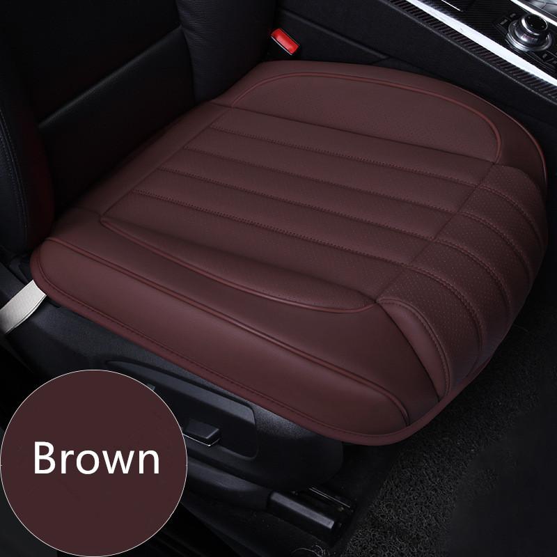 Funda de cuero para asiento de coche, cojín de protección para asiento de coche, accesorios para coche, alfombrillas, fundas para asientos de automóvil, asiento delantero y trasero