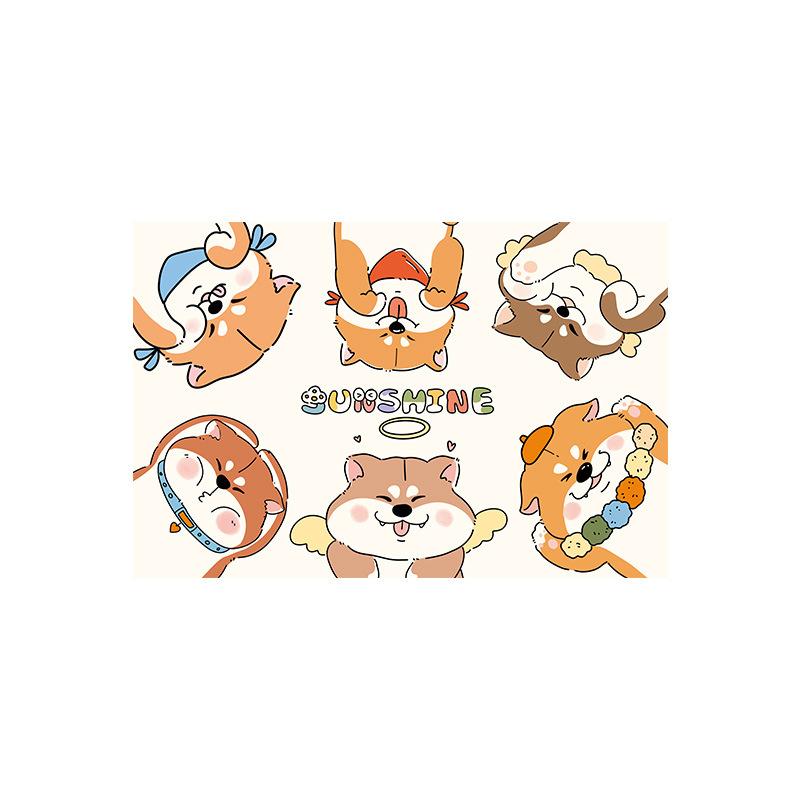Cartoon Bathroom Anti-slip Mat Children's Shower Room Bathing Foot Pad Toilet Toilet Waterproof and Anti-slip