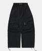BADBLOOD Raw Edge Convex Joggers - Black