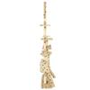 VidaXL Arbre à chat et griffoirs 230-250 cm Empreintes de pattes Beige