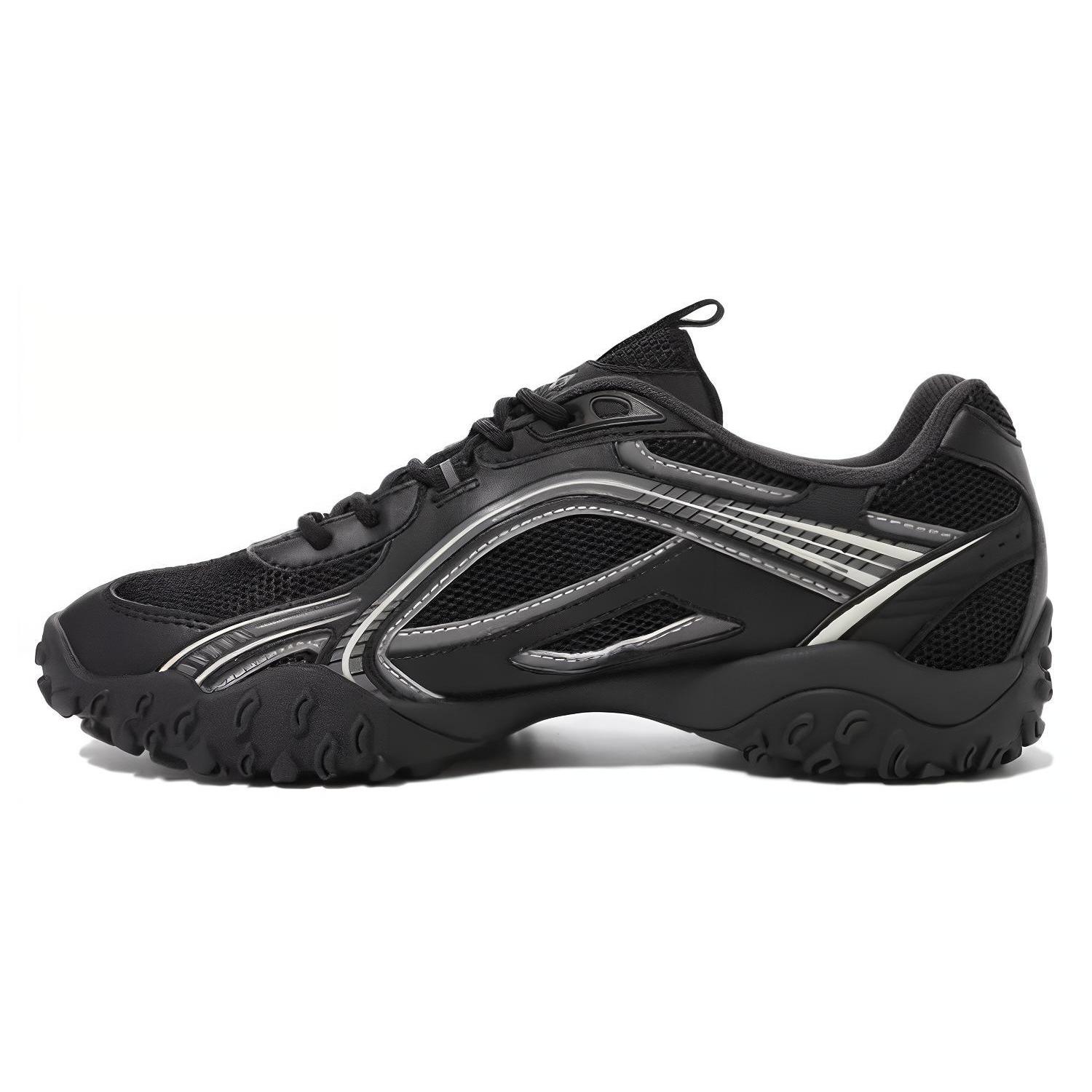 FILA Eschape Cushioning, Wear Resistant Low top Running Shoes Unisex Black 1XM02348G_001 260