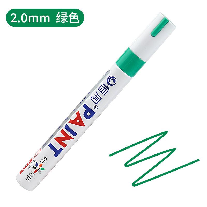 12Colors Waterproof Colorful Paint Marker Pens Permanent Paint Marker White Tire Tread Rubber Fabric Paint Metal