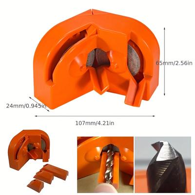 V-shaped  Dough Twists Drill Grinder Drill Bit Grinding Sharpener Electric Impact- Drill Sharpener Double-side Polish