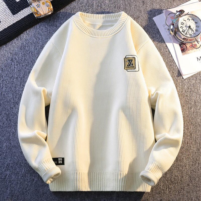 Men's Fleece Lined Thickened Pullover Sweatshirt