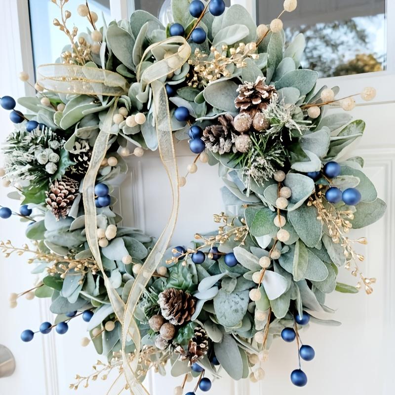 Elegant Front Door Decoration, Ideal for Holiday Celebrations and Home Decor, Holiday Wreath | Elegant Wreath | Durable Wreath