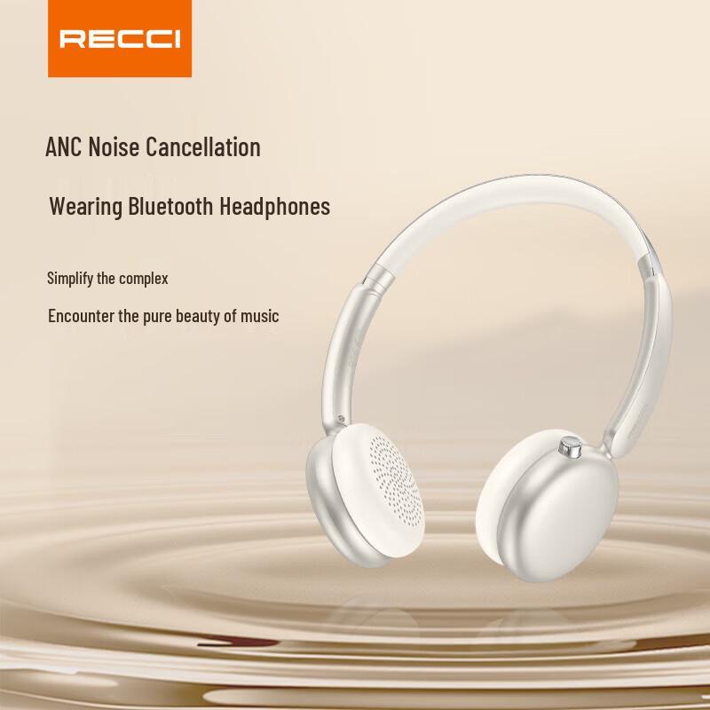 Recci REP-W95 Noise-Cancelling Wireless Over-Ear Headphones
