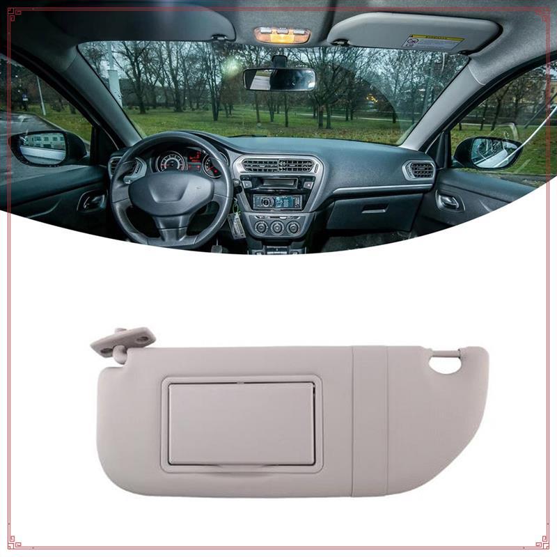 Vnitřní sluneční clona se zrcátkem Sestava přední clony Pro 301 Citroen C2 C3 Elysee 2014-17 Sluneční clona