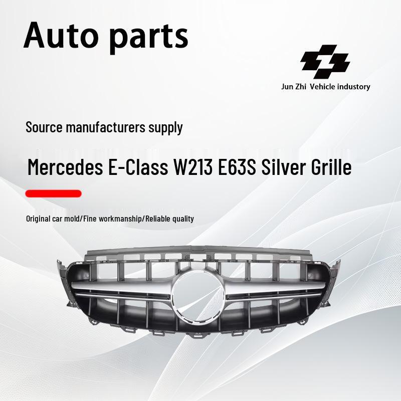 Silver Front Grille for 2016-2020 Mercedes-Benz E-Class W213 E63S