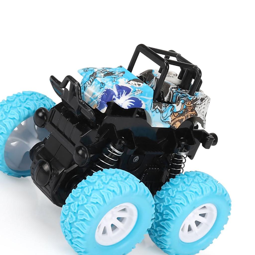 Mini Inertia Four Wheel Drive Off Road Vehicle Children Toy Off Road Climbing Stunt Car Drop Resistant Stunt Toy Car