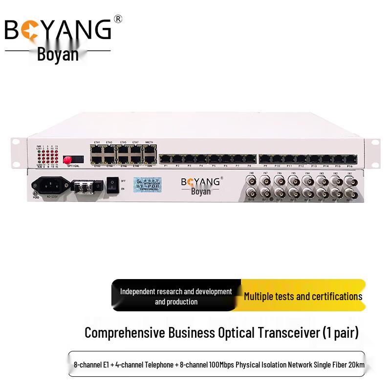 Boyang Multi-Service Fiber Optic Transceiver