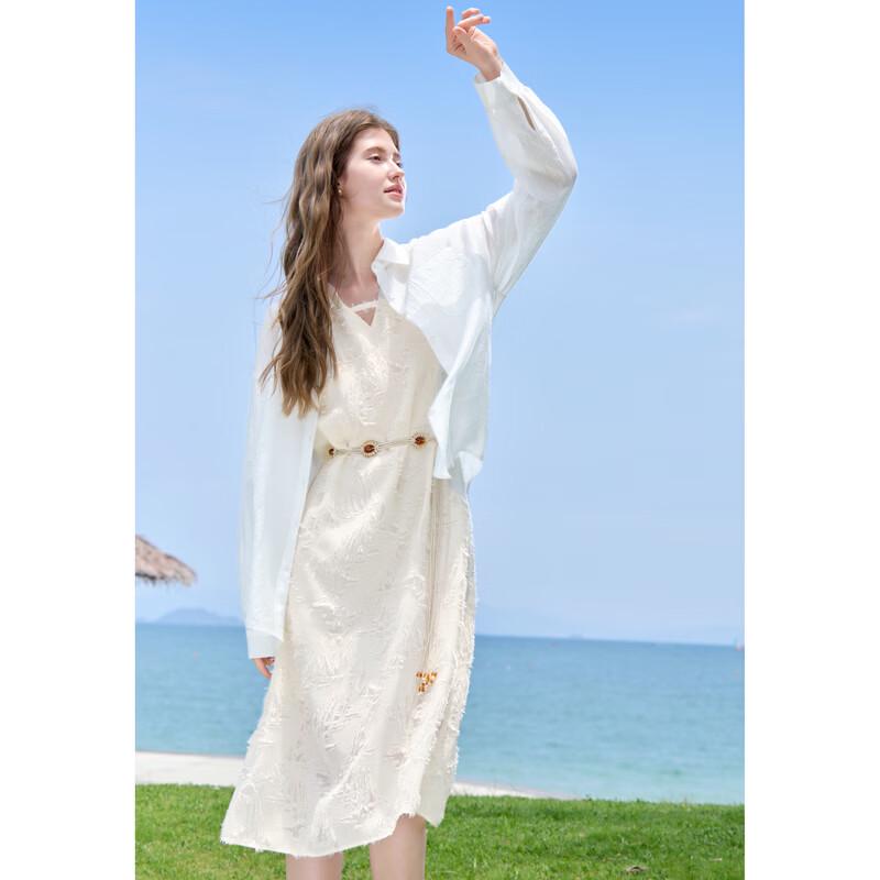 Betu Women's Sleeveless Feather Tassel A-Line Dress